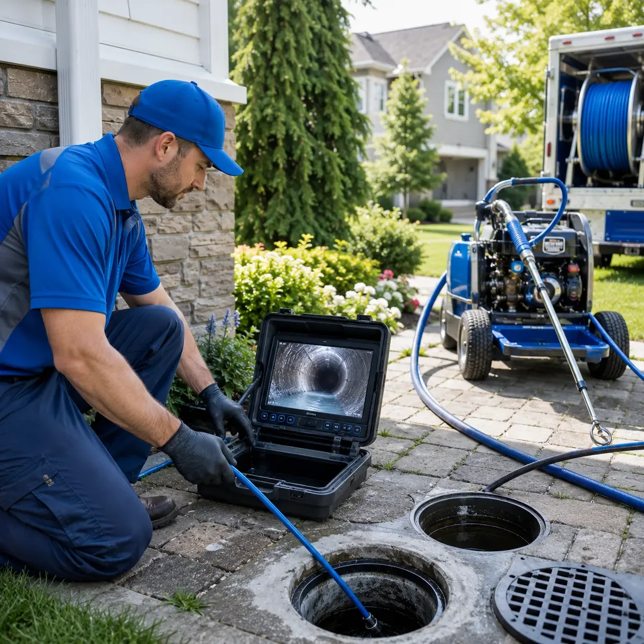 Outdoor drain cleaning professionals serving Danville, NH